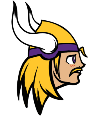 Minnesota Vikings Anime Logo iron on transfers